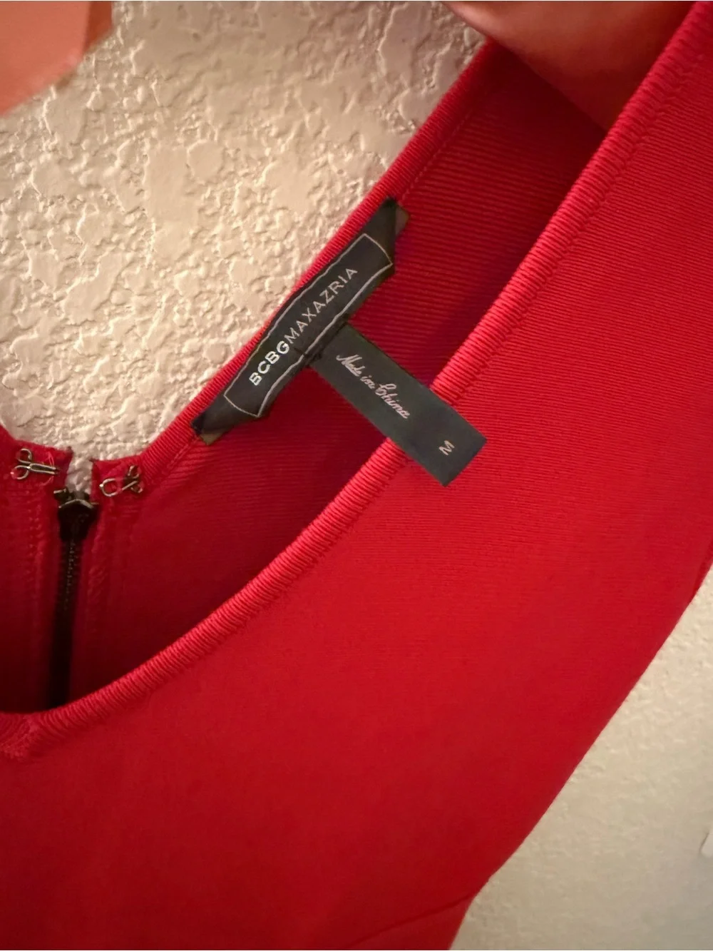 Sleeveless V-Neck Red Bandage Dress